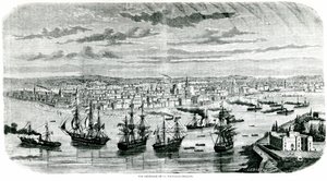 منظر نيو أورليانز ، 1862 بواسطة لويس لو بريتون